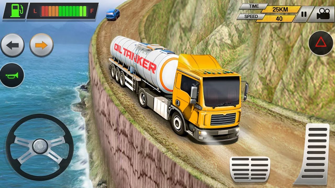 Oil Tanker Transporter Free Simulator Game - Cargo Truck Android ...