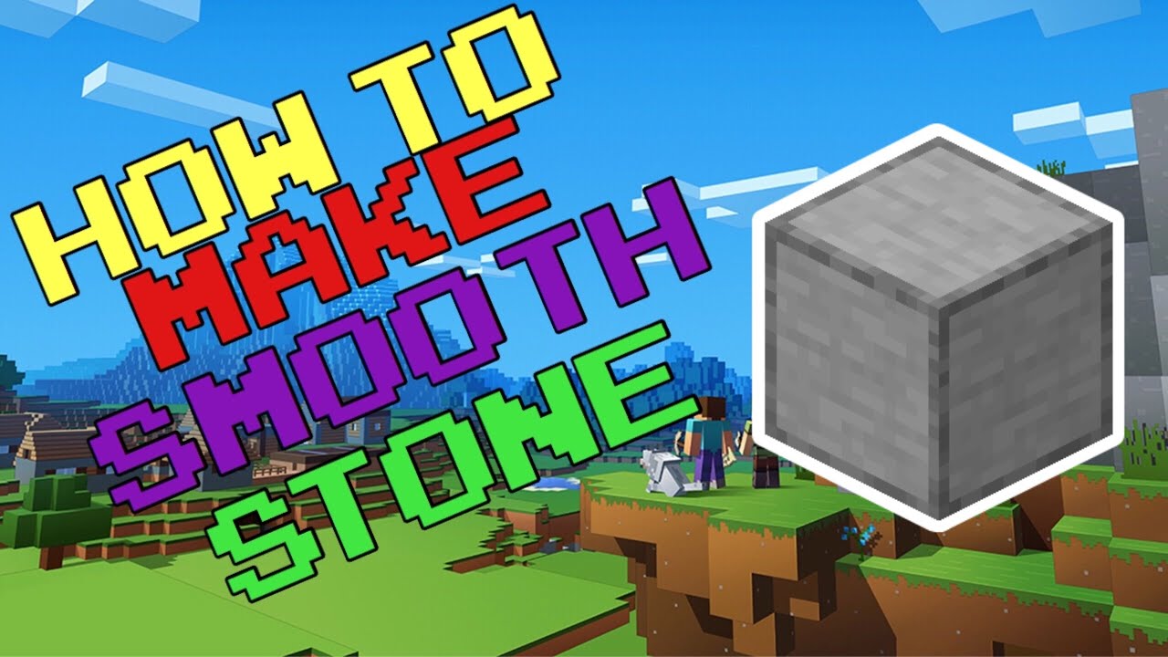 How to Make Smooth Stone | Minecraft - YouTube