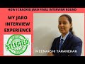 Jaro education interview|| Experience||Most asked questions|| || Managerial Round Jaro Interview