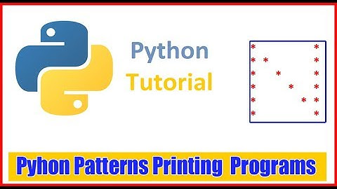 Python Pattern Printing Programs ||  To print alphabet Symbol 