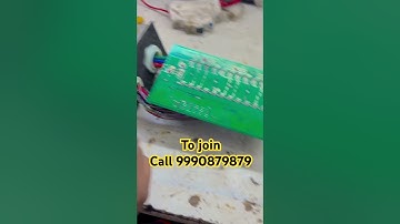 E rickshaw repairing training institute course controller testing karte hue student practical class