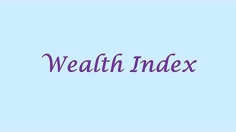 Wealth Index