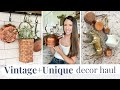 HOME DECOR HAUL - Antique, Unique + Vintage Finds! | Cottage Style Decorating Ideas