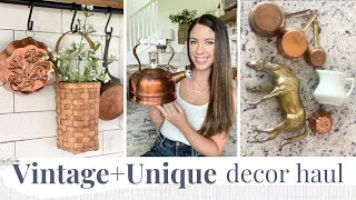 HOME DECOR HAUL - Antique, Unique + Vintage Finds! | Cottage Style Decorating Ideas