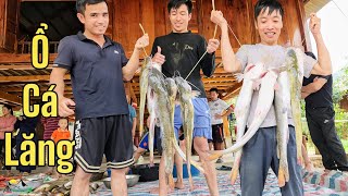 Gỏi Cá Tươi "Lăng Chấm Tái Chanh" Bờ Sông Cùng AE Tự Thợ Rừng - Ngày Hội Bắt Cá | AE Vùng Cao