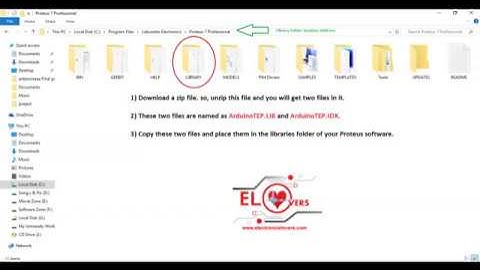 Download Arduino Library for Proteus 7 & 8 Updated version