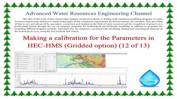 HEC HMS How to Make a Calibration for Parameters Gridded Option 12 of 13