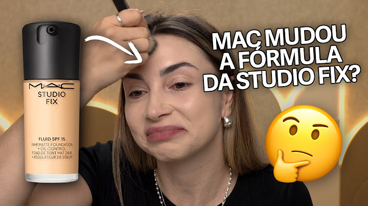 TESTANDO A NOVA FÓRMULA DA BASE STUDIO FIX FLUI DA MAC