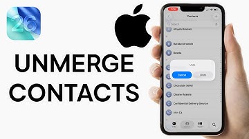 iOS 26: How to Unmerge Contacts on iPhone