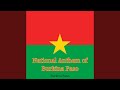 National Anthem Of Burkina Faso National Anthem Of Burkina Faso