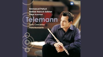 Flute Concerto in G Major, TWV 51:G2: I. Andante