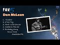 Capture de la vidéo Don Mclean Fav5 Hits