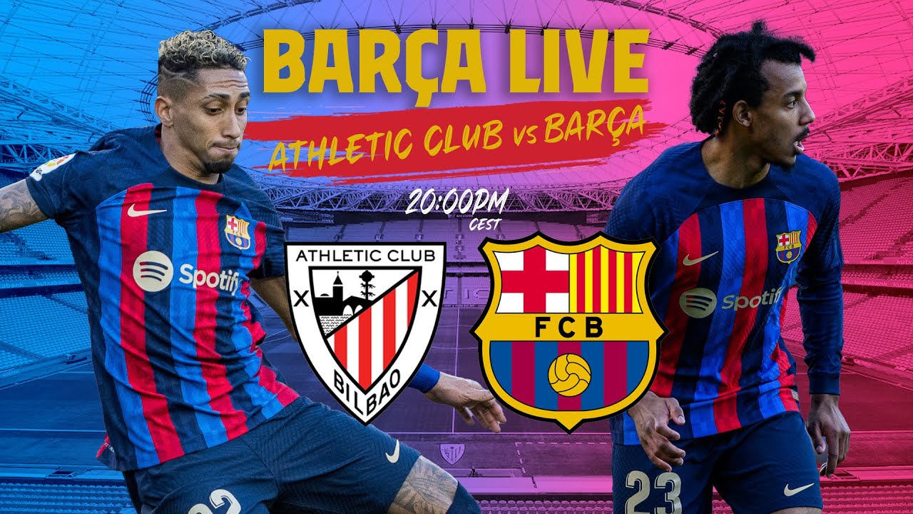 🔴 BARÇA LIVE ATHLETIC CLUB - BARÇA I Warm up and Match Center ⚽