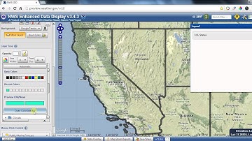 NWS Enhanced Data Display (EDD) - How to use the Layer Tree