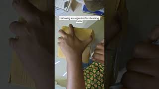 Unboxing an organizer for makeup products #monasview #organizer #unboxing #tamil