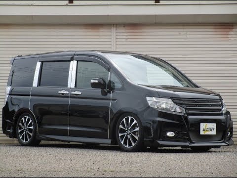 平成26年 後期 ホンダ ステップワゴンスパーダ【Z クールスピリット】NOBLESSEエアロ・マフラー HKS車高調 VALENTIテール  カロッツェリアHDDナビ オートネット 新潟 中古車情報