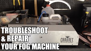 Fog Machine Troubleshooting and Repair