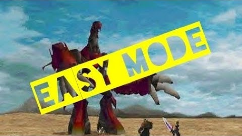 Final Fantasy 7 - Ruby Weapon - Foolproof Materia combination (Easy kill)