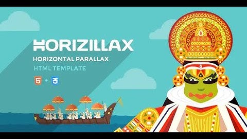 Horizontal Parallax Slider | Responsive Bootstrap Web Design | Free Source Code