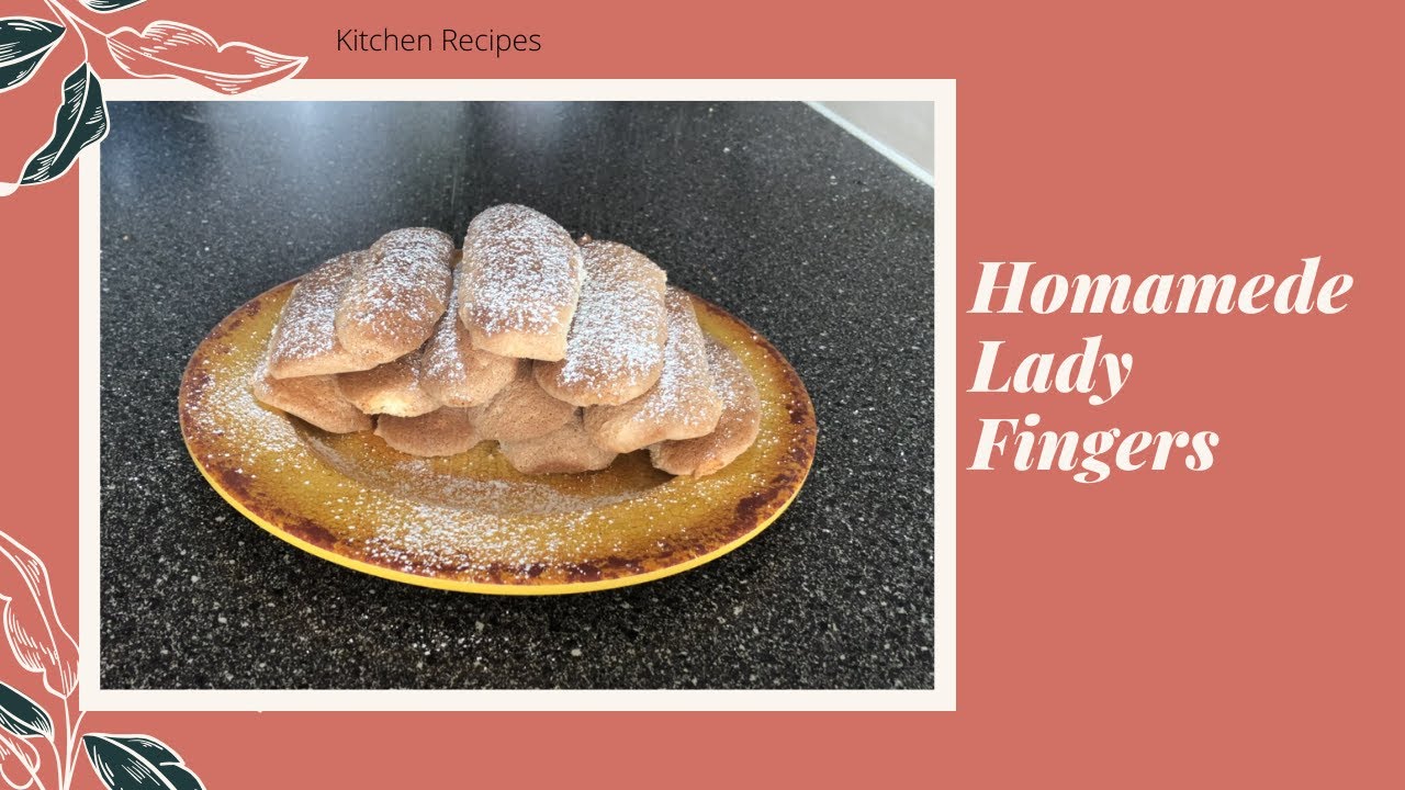 The easiest homemade ladyfingers YouTube