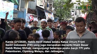 Habib Hanif Alatas Mengunjungi Posko Banjir di Jakarta