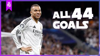 All Of Kylian Mbapps 44 Real Madrid Goals 202425