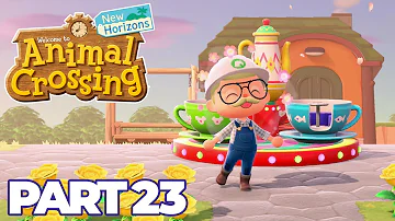 Can you ride the tea cup ride on Animal Crossing?