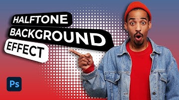 Halftone Background Effect in Photoshop - Quick Photoshop Tutorial