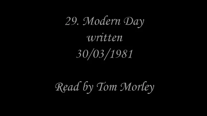 29  Modern Day