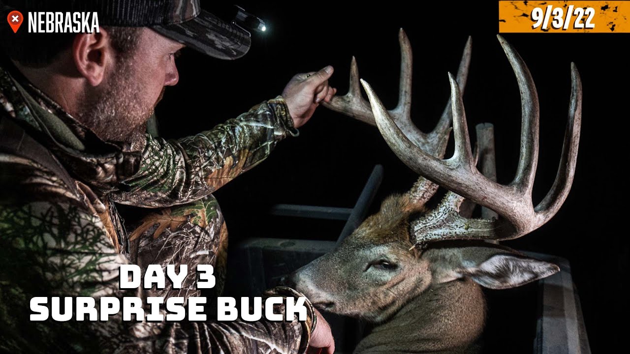 MASSIVE Monster BUCK at 23 yards Nebraska Opener Realtree Road Trips YouTube