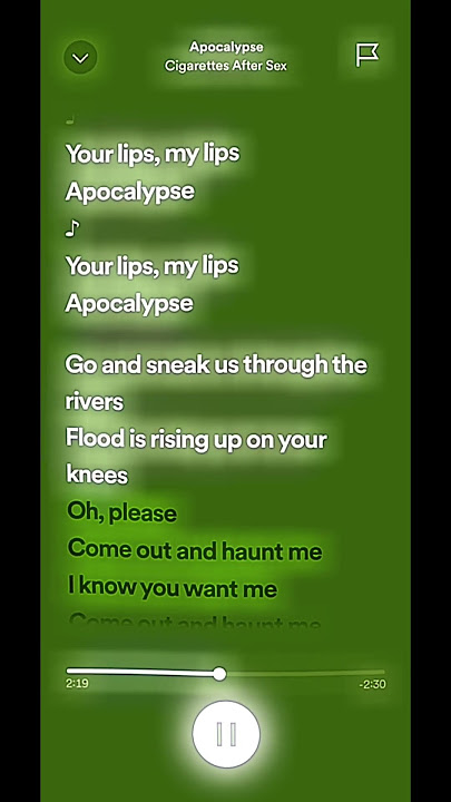 apocalypse #notmysound #spedup #lyrics #apocalypse