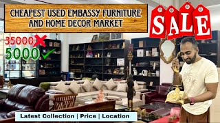 Best Cheapest Used Furniture🔥|Embassy Furniture at Cheap Price| Yours daily vlog #furniture #decor