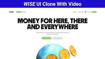 Create a Simple Website With HTML & CSS | WISE Payments UI Clone