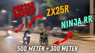 800 METER! CBR BORE UP 285 CC IMAM MONAS VS NINJA RR ARI ANCA! 