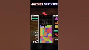[TETR.IO] SS rank. Just a game of Tetris. 40Lines Sprinter. #243