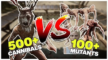 50 Cannibals VS Every Mutant - Sons of the Forest