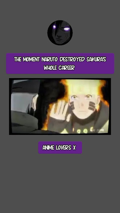 Naruto ended Sakura's career #anime #animeedits #naruto #narutoshippuden #animeart #animeedit #anime