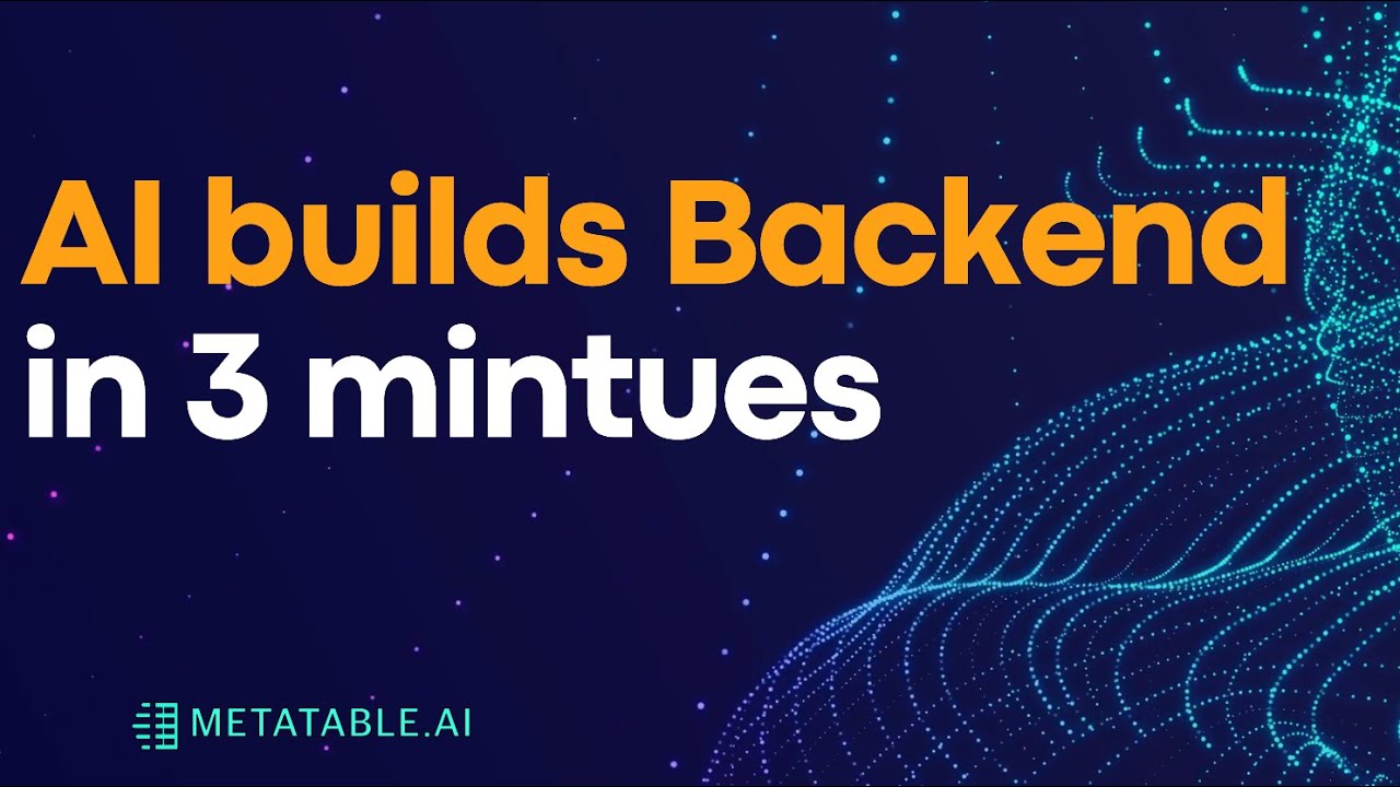 Build and Deploy Your Backend Effortlessly with Metatable.ai's AI Code ...
