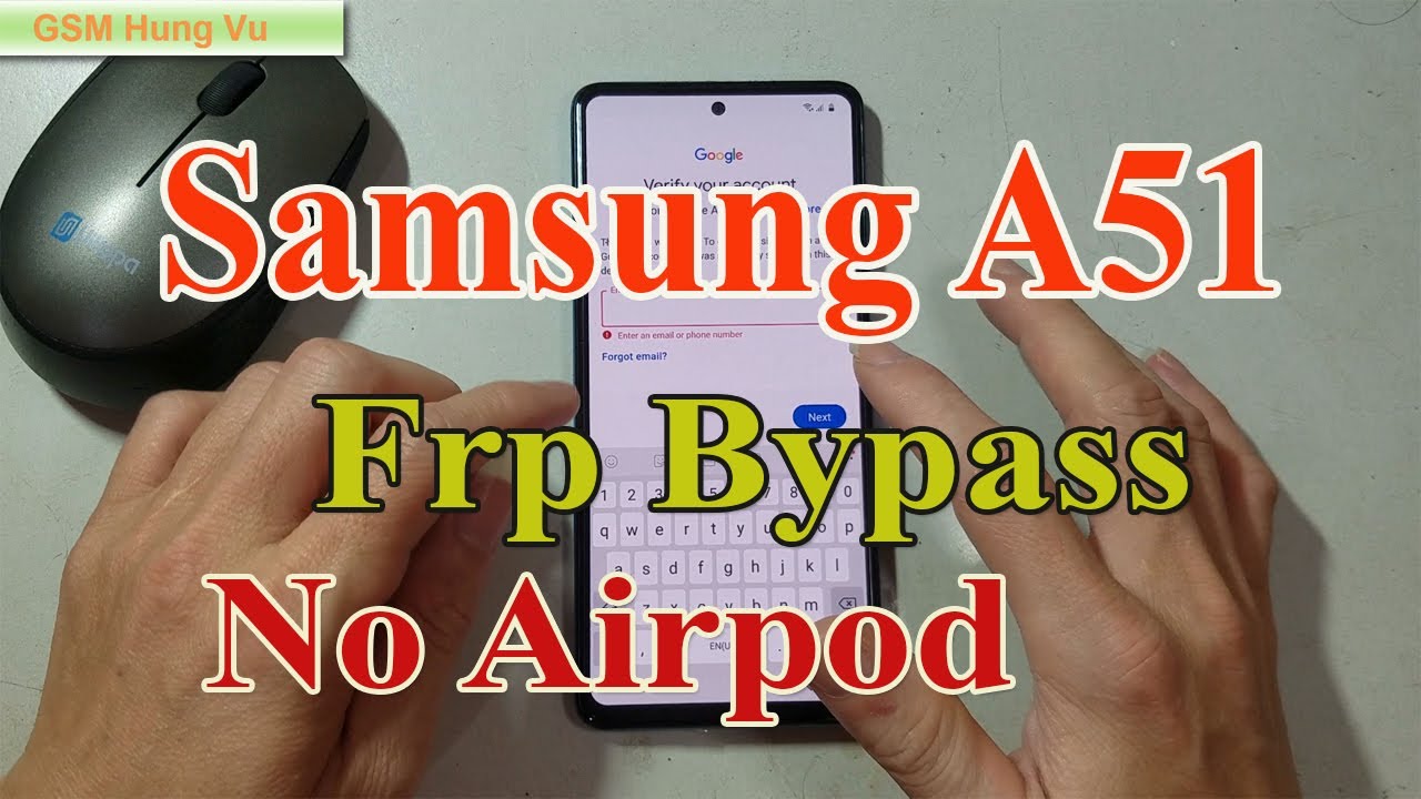 Samsung A51 Frp Bypass Solution no Airpod no Bluetooth - Gsm Hung Vu