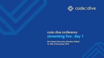 code::dive 2017 live stream, day 1, stage 1