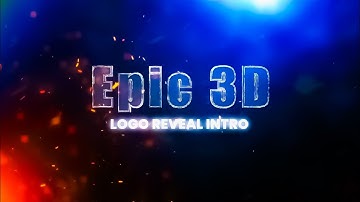 Epic 3D Logo Reveal Intro | After Effects Template Free Download
