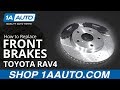 How to Replace Front Brakes 2009-13 Toyota RAV4