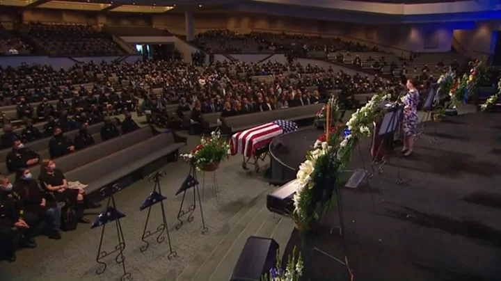 Watch live: Funeral for 27-year-old Dallas police officer killed by suspected drunk driver