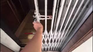 The oldest elevator in Singapore! - 1929 SMS (mod VM) gated elevator at Kada 