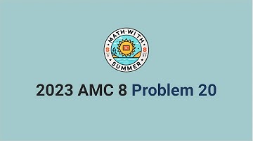2023 AMC 8 Problem 20 - Beginner Statistics: Median Mode Range