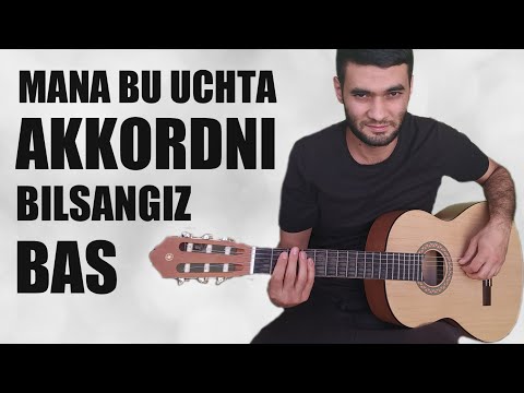 Video: Akkordlar Bilan Gitara Chalishni Qanday O'rganish Kerak