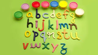 Learn Alphabet A to A With Words for Kids + More Play Doh Videos