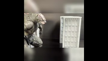 EVOLVED GODZILLA STOP MOTION FIGHTING #godzillaxkongthenewempire #stopmotion #godzillaxkongsupernova