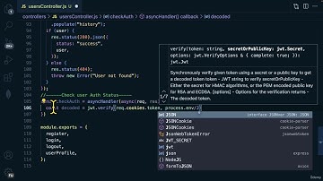 🔐 Checking User Authenticated Controller | Secure Your Routes in MERN Stack 2025