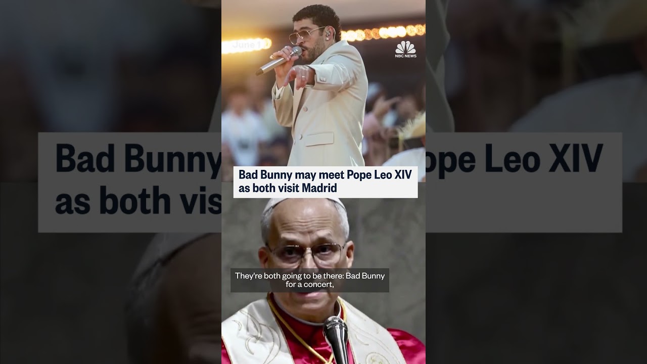 Bad Bunny may meet Pope Leo XIV as both visit Madrid Bad Bunny may meet Pope Leo XIV as both visit Madrid